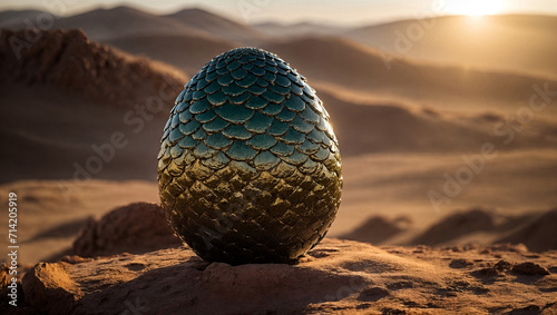 dragon egg in desert