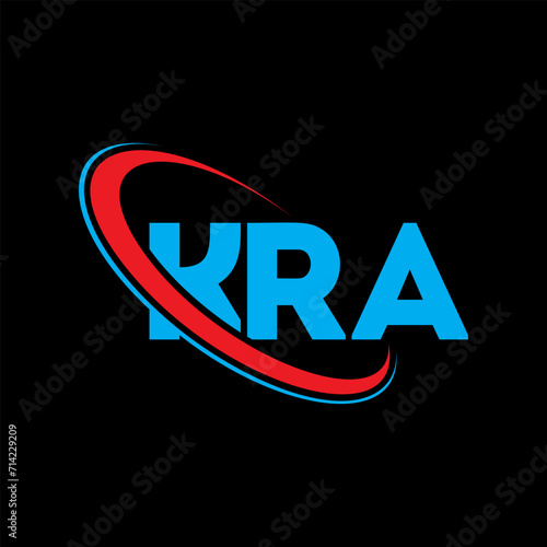 KRA logo. KRA letter. KRA letter logo design. Initials KRA logo linked with circle and uppercase monogram logo. KRA typography for technology, business and real estate brand.
