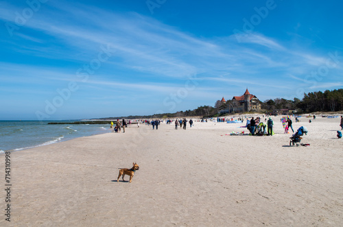 plaża Łeba, polska