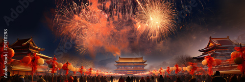 Chinas pyrotechnic set off dazzling
