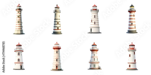 set collection lighthouse Artificial Intelligence Generative
