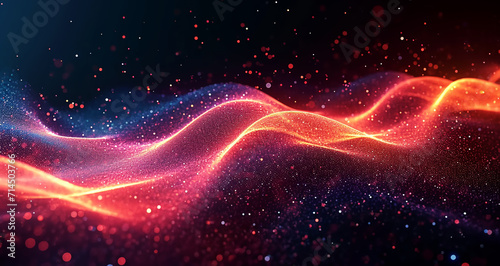 waves of light particles