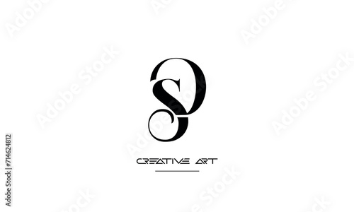 DS, SD, D, S abstract letters logo monogram