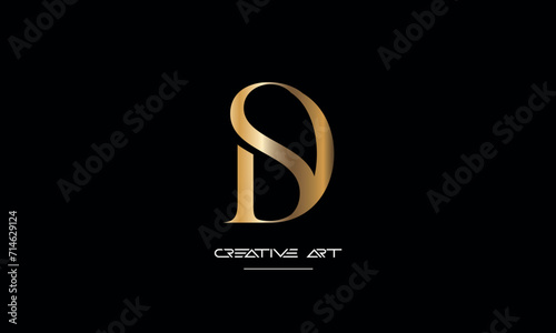 DS, SD, D, S abstract letters logo monogram