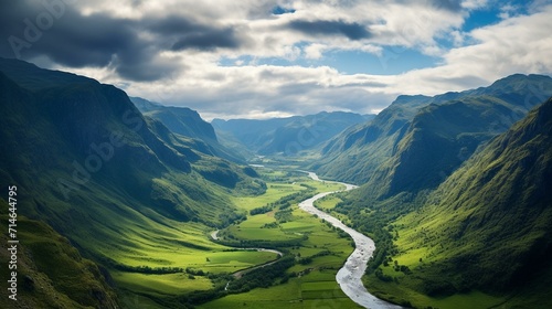 Majestic Valley and Meandering River