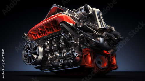 The engine technology of a hybrid hypercar.