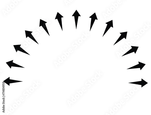 Arrow. Web symbol for use. Vector illustration