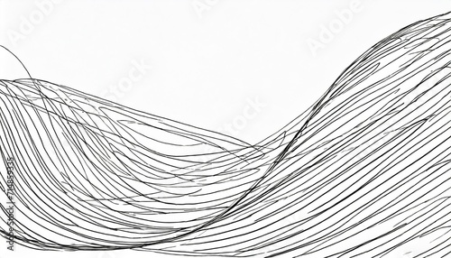 abstract line art background vector minimalist pencil hand drawn contour doodle scribble curve lines style background design illustration for fabric print cover banner decoration wallpaper