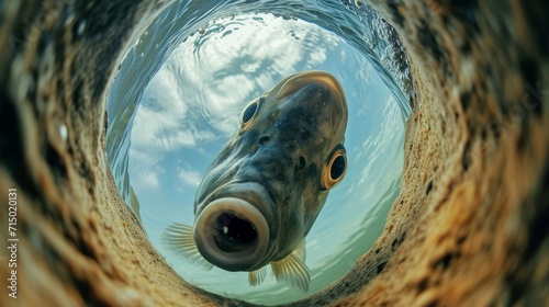 close up of a fish