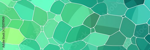 Green pattern Voronoi pastels