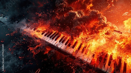 A musical inferno erupts as the teters notes build to an epic crescendo