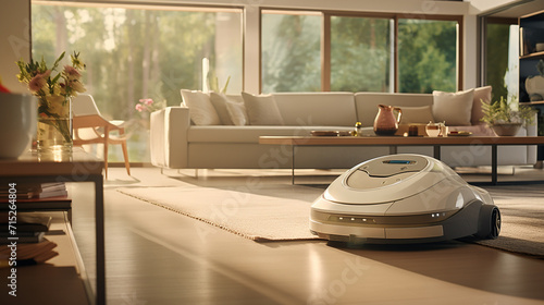 robotic home cleaner efficiently performing cleaning tasks and learning household preferences