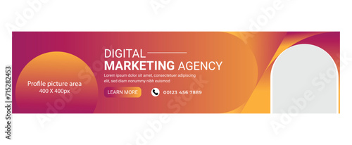 Digital Marketing agency LinkedIn profile Banner design