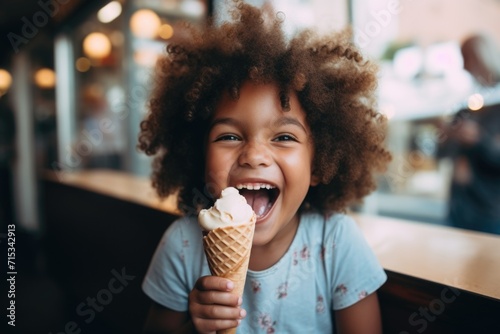child eating ice cream 