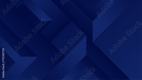 Blue vector abstract geometric shapes background. Blue presentation background design for poster, flyer, banner, wallpaper, business card, report