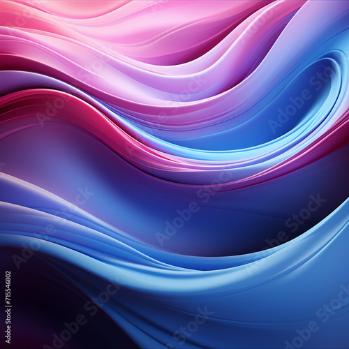  Embracing the Beauty of an Abstract Blue and Purple Colorful Wave Pattern