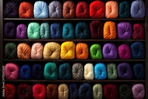 Vibrant crochet and knitting materials inspiring creativity and masterful craftsmanship