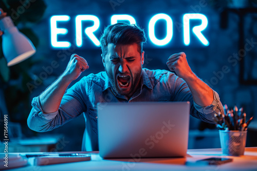 Stock photo Critical computer fatal error Computer Glitch Error Fatal Errors Website Crash Problem