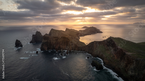 San Lorenzo Sunrise Madeira drone