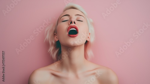 woman having orgasm