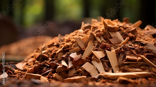 Wood chips for smoking or recycle.