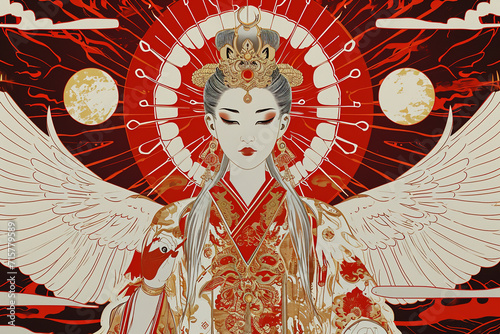 Amaterasu Shinto,Japanese Sun Goddess