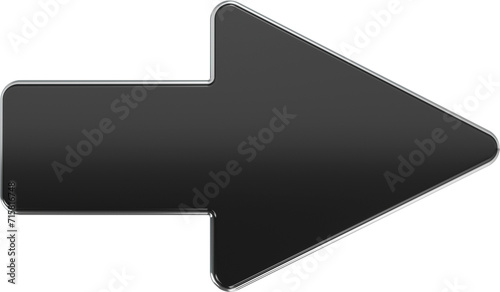 3d flecha e seta, simbolo de direcao a seguir, orientacao seta