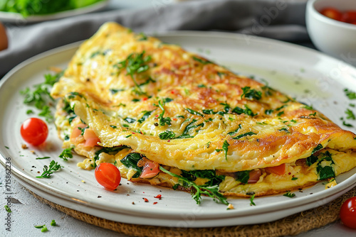 Delicious French omlet 