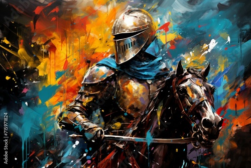 Stoic and honorable knight - Generative AI