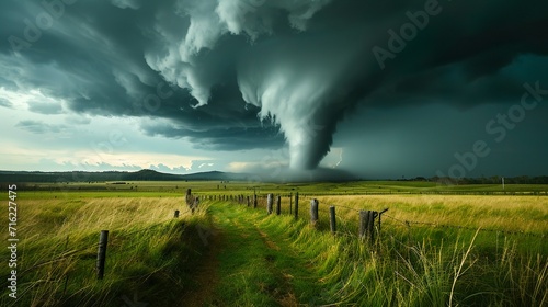 the background of a tornado approaching