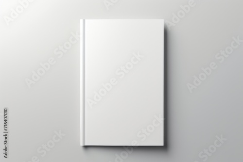 Blank Brochure A4 Template. Isolated White Booklet with Empty Pages on a Clean Background. Mockup