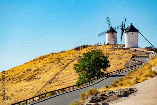 La Mancha windmill in Consuegra, Spain 