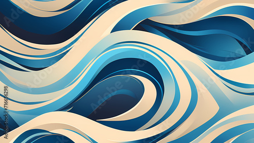 abstract elegant wave background, ai generate