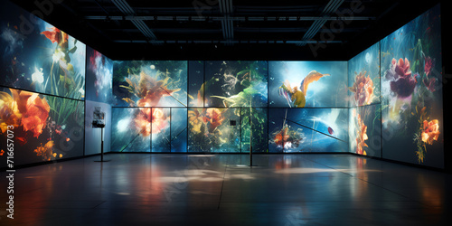 Immersive interactive digital art installations blur the boundaries between technology