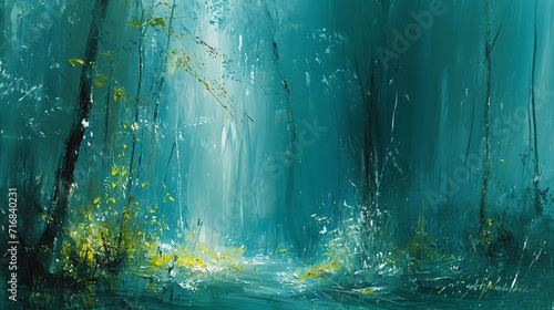 Enchanted Forest in Abstract