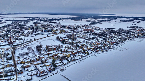 Mikołajki zimą 2024