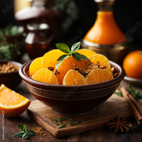 Moroccan Orange Salad with Cinnamon