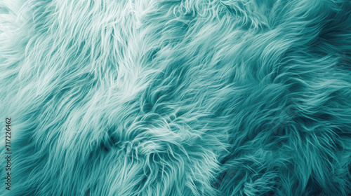 Abstract fur background, concept color of the year 2024 Mint Haze.