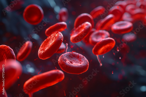 Erythrocytes during a transfusion process