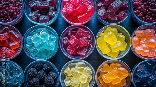 colorful jelly beans high definition(hd) photographic creative image