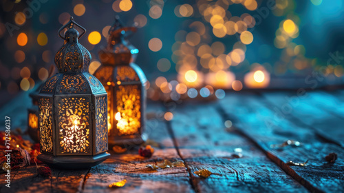 islamic lantern muslim holiday decoration design