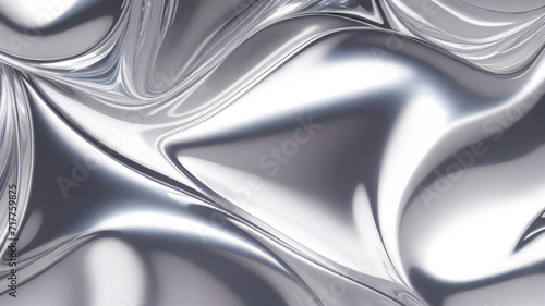銀箔の背景に光沢のあるベクトル鋼のグラデーション テンプレートとクロム境界線の金属。抽象的な銀色の金属の背景。抽象的なグレー色の明るい背景。