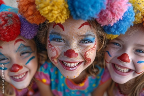 Clown Makeup Party: A Fun and Festive Event for Kids Generative AI