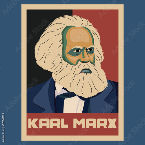 Karl Marx Poster Drawing