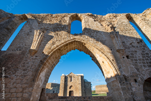 North Cyprus, Carmelite Church Another of Famagusta's remarkable ruined churches from the Gothic period is the Church of St Mary of Carmel or the Carmelite Church.It was built in the 14 century. 