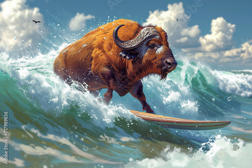 buffalo surfing