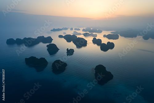 Archipelago at dawn