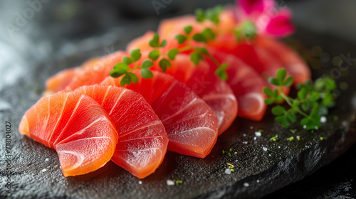 Sushi Artistry: Fresh Tuna Sashimi, a Symphony of Taste and Texture