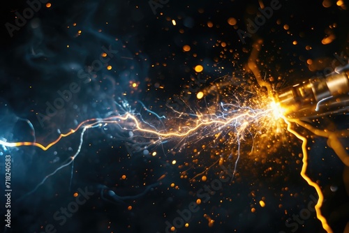A close-up image of a person holding a spark in their hand. This picture can be used to depict excitement, celebration, creativity, or the concept of a new beginning