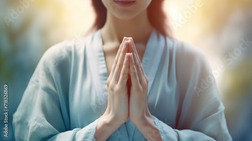 Prayer Hands Together: Faith, Religion, and Hope for Career Opportunity Generative AI